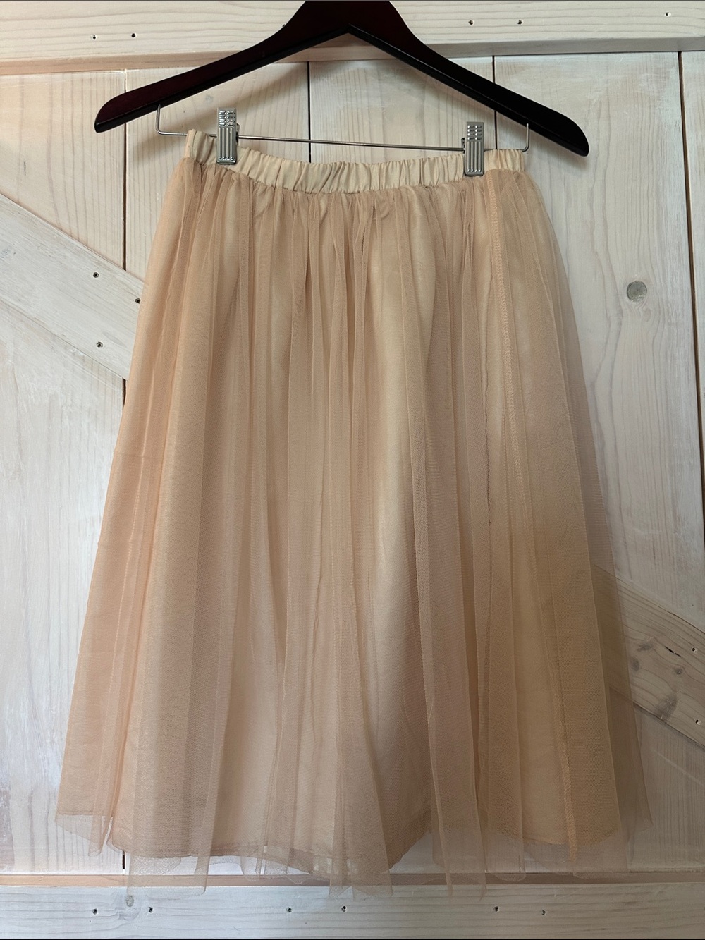 Cream tutu tulle skirt size small